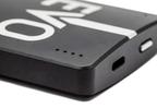 Blushield EVO Portable 2 - Close-up of black device with LOVE text